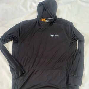 Carhartt Mens XL Black Force Sun Defender Hoodie Pullover Dana Spicer NWT